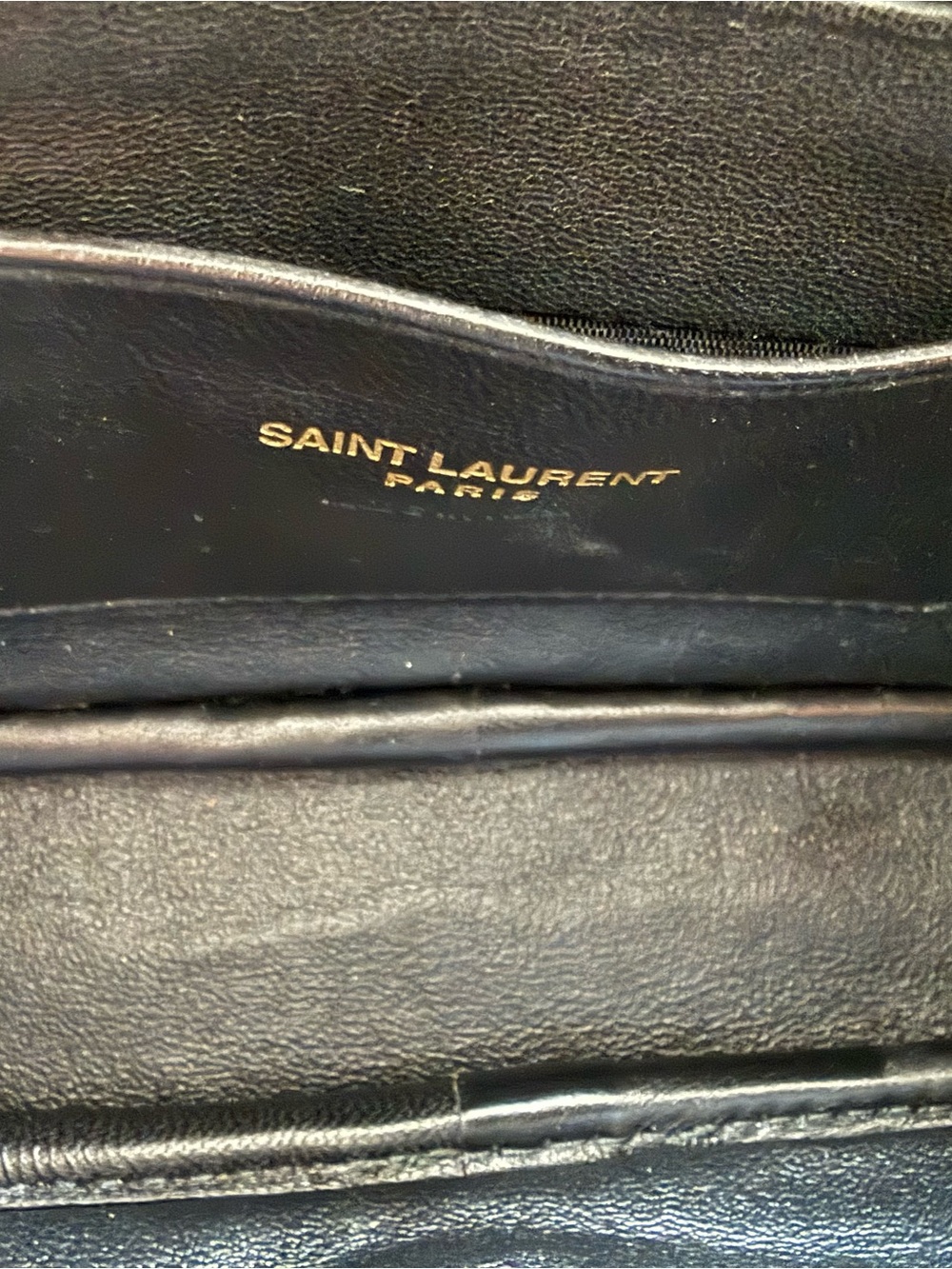 Saint Laurent Taupe Mini Lou Camera Bag w/ Tassel - Picture 6 of 8